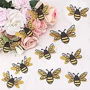 24pcs 3D Bee Stickers, 2 Sizes Bee Ornaments Honey Bee 3D Stickers Bee Party Wall Decor Honey Bees Crafts Honey Bee Wall Clings Perfect Decorations for Home Windows Parties