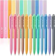 Mr. Pen Aesthetic Highlighters and Gel Pens, 24 Pack, Assorted Colors Bible Highlighters, No Bleed