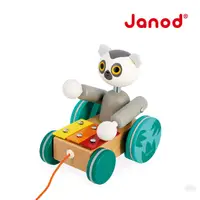 在飛比找蝦皮商城優惠-【法國Janod】雨林大冒險-狐猴鐵琴拉車