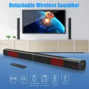 Bluetooth TV Sound Bars 2CH 3D Surround Sound Home Theater System AUX/Opt/USB/TF