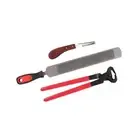 3Pcs Horse Hoof Rasp Farrier Rasp File Manicure with Handle Horse Hoof File
