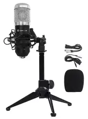 Rockville RCM01 PC Gaming Twitch Microphone Streaming Recording Game Mic+Tripod