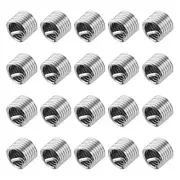 20pcs Wire Thread Inserts 3/8-16 UNC 1.5D Helical Threaded Sleeve Thread Repair