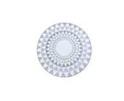 Nordic Style Round Decorative Carpet Area Rug Foot Door Hanging Basket Mat - 2# 60X60CM