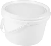 ABOOFAN Multi Use Plastic Bucket with Airtight Lid and Ergonomic Handle Versatile Storage Barrel for Painting Cleaning and Water Storage Comfortable Grip for