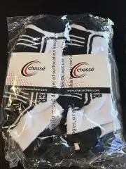 Black and White Chase Cheer Socks