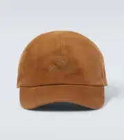 [Loro Piana] Loro Piana Suede baseball cap XL brown