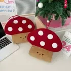 Cute Mushroom Tissue Box Cloth Tissue Cover Hanging Tissue Bag Dining Table