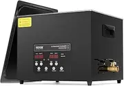 [VEVOR] 15L Ultra Sonic Cleaner, 360W Digital Ultrasonic Cleaning Machine with Gentle Mode & Upgraded Degassing, 40kHz Industrial Ultrasound Cleaner with Heater & Timer for Retainer, Jewelry, Tools