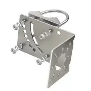 Antenna Mast Clamp, Mount Bracket with Double U-Bolts, starlink mount 1