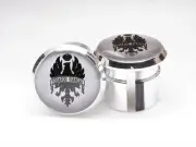 Bianchi handlebar bike caps Bianchi Bike end plugs Bianchi black silver