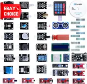 Upgraded 37-in-1 Sensor Module Kit Compatible with Arduino IDE MEGA Nano