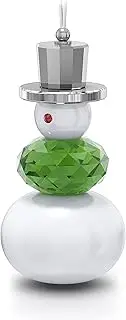 Christmas Ornament Holiday Cheers Snowman Crystal Ornament