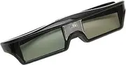 DLP 3D Glasses, 96 to 144Hz Rechargeable 3D Active Shutter Glasses for All DLP Link 3D Projectors, 45 Hours of Continuous Work, 3D Eyewear for XGIMI ZX4 H1, for JMGO G1 G3 X1,