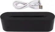 Flame Diffusers 7 Colors USB Portable Air Humidifier for Room Office Bedroom (Black)