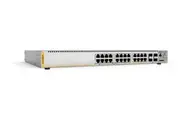 Allied Telesis L2+ switch with 24 x 10/100/1000T PoE ports and 4 x 100/1000X SFP ports AU Power Cord