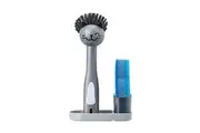 3pc Vigar Pets Club Cat Sink Caddy Dish Brush Scourer w Tray Holder Cleaner Set