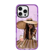 iPhone 16 Pro Max Impact Case MagSafe Compatible Rose Dreamer (Deep Skintone) Summer Wine Girl