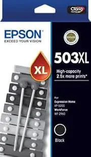 Epson 503XL - High Capacity - Black Ink Cartridge for XP-5200, WF-2960, C13T09R192