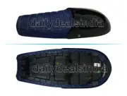 Fit For Royal Enfield GT & Interceptor 650 "D18 Leather Dual Seat & Black Cowl"