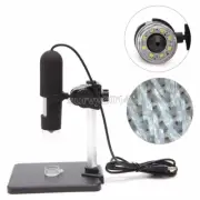 2MP USB 1000X 8 LED Digital Microscope Endoscope Magnifier Camera+Lift Stand NEW