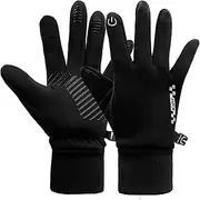 [lifwimner] Kids Winter Sports Gloves, Touch Screen Anti-slip Running Gloves, Waterproof Thermal Fleece Outdoor Gloves for Cycling, Skiing Soccer Hiking