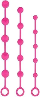 BEAD DELIGHT SILICONE ANAL BEAD KIT- PINK