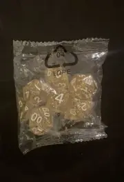 7 pc. Dungeons and Dragons Dice Set (sparkle Yellow)