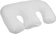 Multifunctional Nursing Pillow for Twins, Breastfeeding Pillow for Pregnant Women, Machine Washable Cotton Fabric with Double Support Pillow(D)
