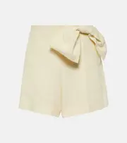 [Chloe] Chloé Linen shorts AU 10 white
