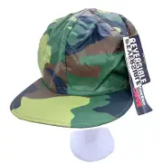 Thinsulate 3M Hunting Cap Hat Medium Camo Reversible Vintage Made In USA New