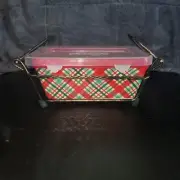 Temptations Ovenware By Tara Plaid Mini Loaf Pans Ovenware