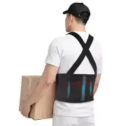 Work Back Brace for Men & Women, Adjustable Lower Back Support Belt