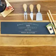 Personalised Cheddar Believe It Serving Board