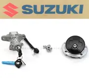 Lock Set GSXS750 18-23 OEM Suzuki Ignition Key Switch Cap Helmet Lock Set #W214