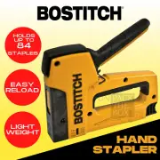 Staple Gun Heavy Duty Fastener Tool Tacker Powercrown Lightweight Easy Squeeze