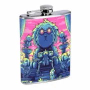 Dog Ruler Snowball Em1 Flask 8oz Stainless Steel Hip Drinking Whiskey