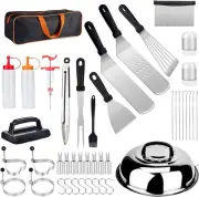 43PCS Professional BBQ Griddle Tool Kit for Flat Top Grill and Camp Chef