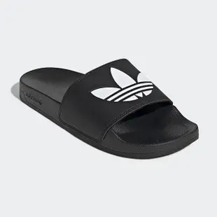 【adidas 愛迪達】拖鞋 男鞋 運動 休閒 游泳 ADILETTE LITE 黑 FU8298