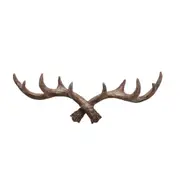 Vintage American Style Antler Shaped Wall Hanging Coat Rack Creative Key Hook For Clothing Store Porch Door Wall Decoration