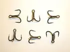 (50) Mustad KVD-Elite TG76NP-BN Short-Shank 1X Triple-Grip (Size 8) UltraPoint