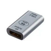 ASTROTEK USB-C to DP DisplayPort Female to Female Adapter