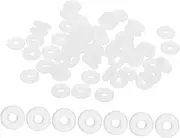 TOPPERFUN Jewelry Making Charms Spacer 100 Pcs Antiskid Location Ring Spacer Stopper Beads Easy Placement