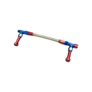 Aeroflow Carburettor Inlet Rail Kit-8AN Dominator suit Holley Fuel Line Blue/Red