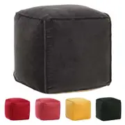 Pouffe Footstool Footrest Cushion Ottoman Cotton Living Room Velvet vidaXL