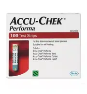 Accu-Chek Performa Blood Glucose Test Strips 100 exp 31/08/2025