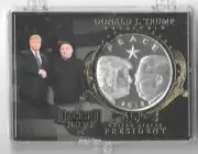 2020 DECISION ~ DONALD J TRUMP / KIM JONG UN GOLD COIN CARD #TC1 ~ 16/45 ~ PEACE