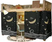 [Qubanda] Dormitory Home Bunk Bed Blackout Curtains Privacy Cloth Windproof Lightproof Bed Canopies(1 Panel)