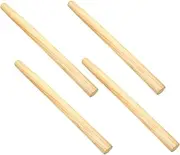 4pcs Hardwood Handle Replacement Ergonomic Chopping Hand Grip for Shovels Hoes Tools Durable Lightweight Handles for Practical Use