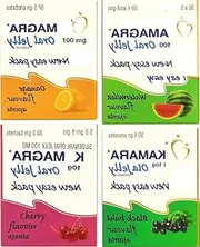 Magra Oral Gel Fruity Flavour Bags box of 50 sachets Pack